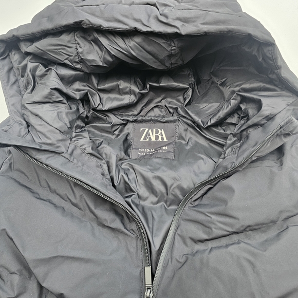 Zara Kid Hooded Puffer Jacket - Picture 3 of 6